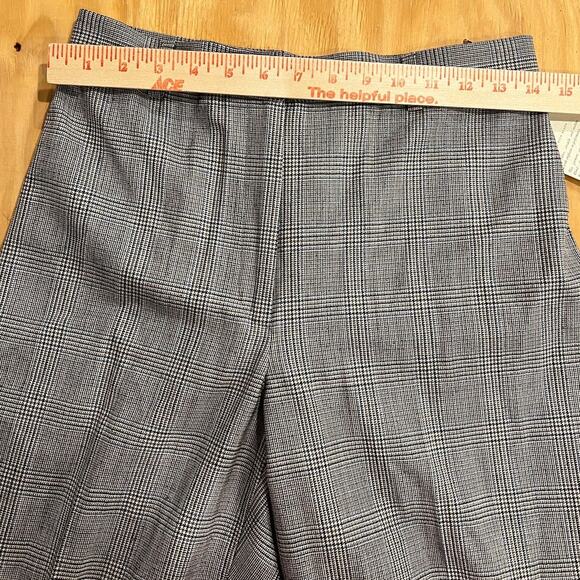 NWT Rafaella Petites Glen Plaid Woolmark Stretch Dress Pants Gray 10P Workwear - Picture 11 of 13